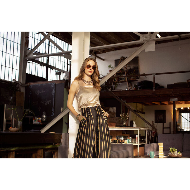 AMBOY, Shiney Honey Acetate with Shiny Light Gold Metal-Mineral Polarized Drivers Cat 2 to 3, hi-res image number null