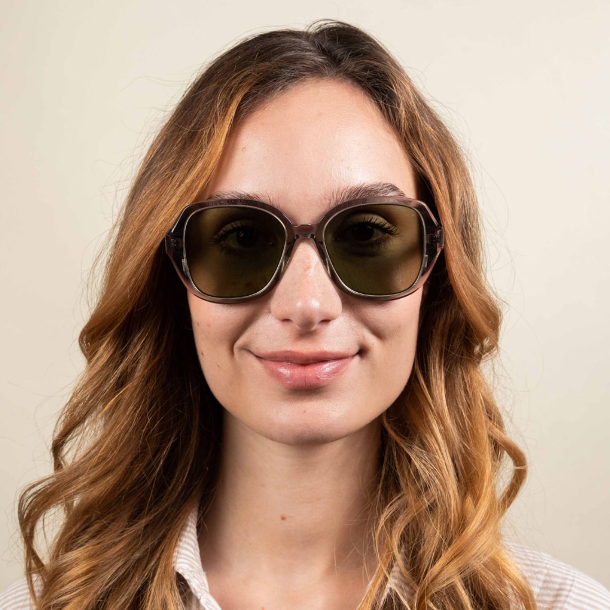 Ray-Ban Havana On Transparent Brown Sunglasses | Glasses.com® | Free  Shipping