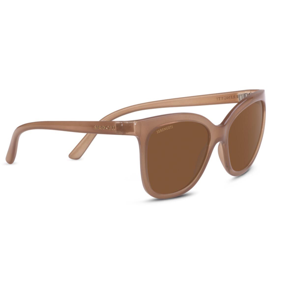 Serengeti EyewearサングラスEgeo Sandedブラック/ブルー555?nmブルー偏光レンズ SERENGETI EGEO⁄8679 - Sunglasses