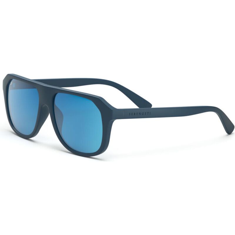 Serengeti - DANTE 2.0, Shiny Black, Vidrio Saturn 555nm Polarizado, Gafas De Sol Medium-Large, Gafas De Sol Hombre, Desporte, Conducta, Desporte Náuticos