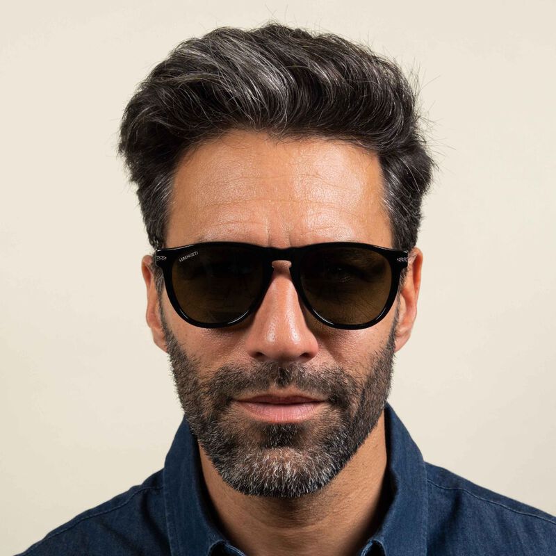 AMBOY, Crystal Olive Acetate with Shiny Dark Gunmetal Metal-Mineral Polarized Drivers Gradient Cat 2 to 3, hi-res image number null