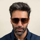 DORWINN, Matte Light Gold-Mineral Polarized 555nm Cat 3 to 3, hi-res image number null