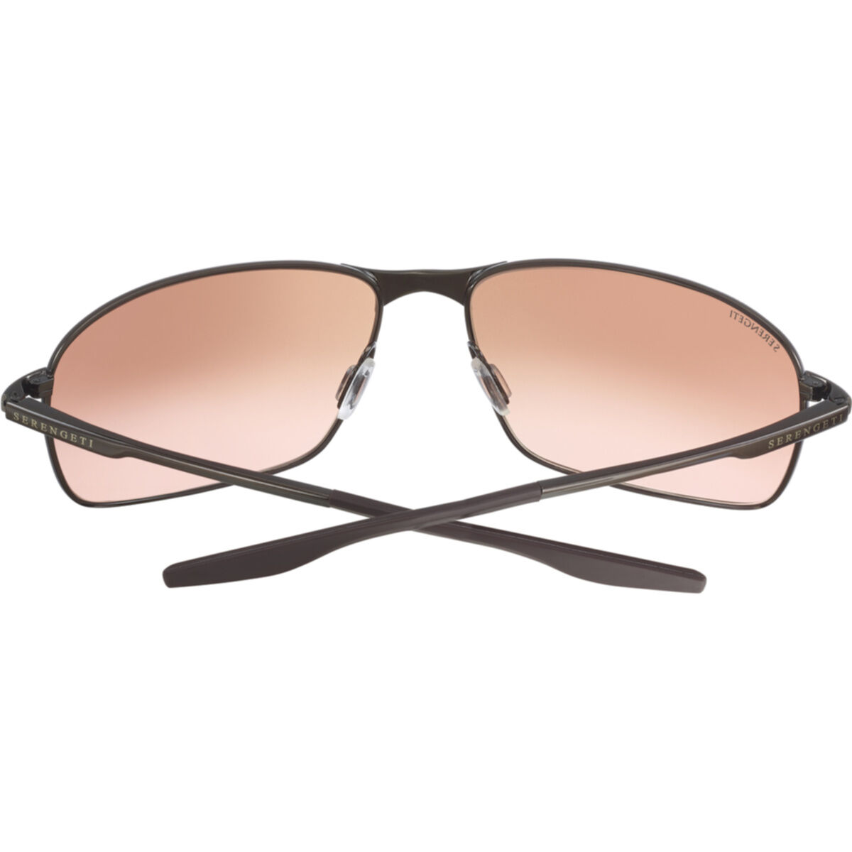 Serengeti Varese Sunglasses Brushed Brown Unisex-Adult Large