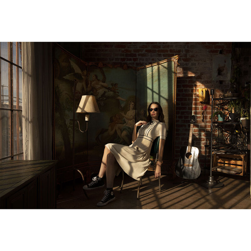 VINITA, Red Streaky Acetate with Shiny Silver Metal-Mineral Polarized 555nm Cat 3 to 3, hi-res image number null