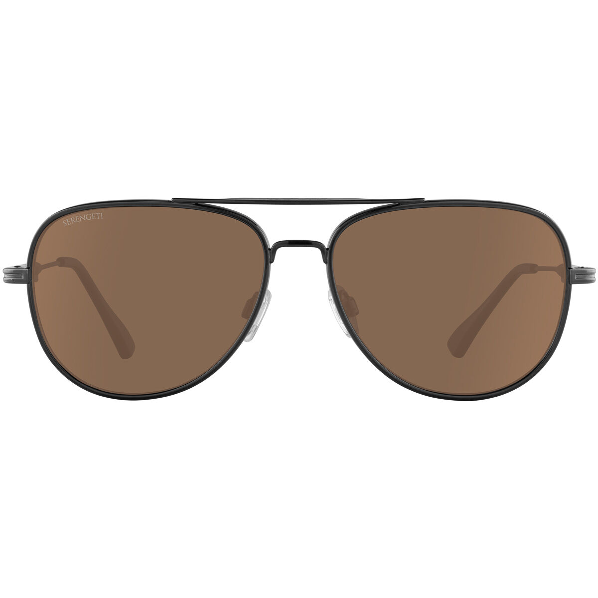 Serengeti Brown Lens Metal Aviator Sunglasses Serengeti Boron Sunglasses – A Sight for Sport Eyes main image 4
