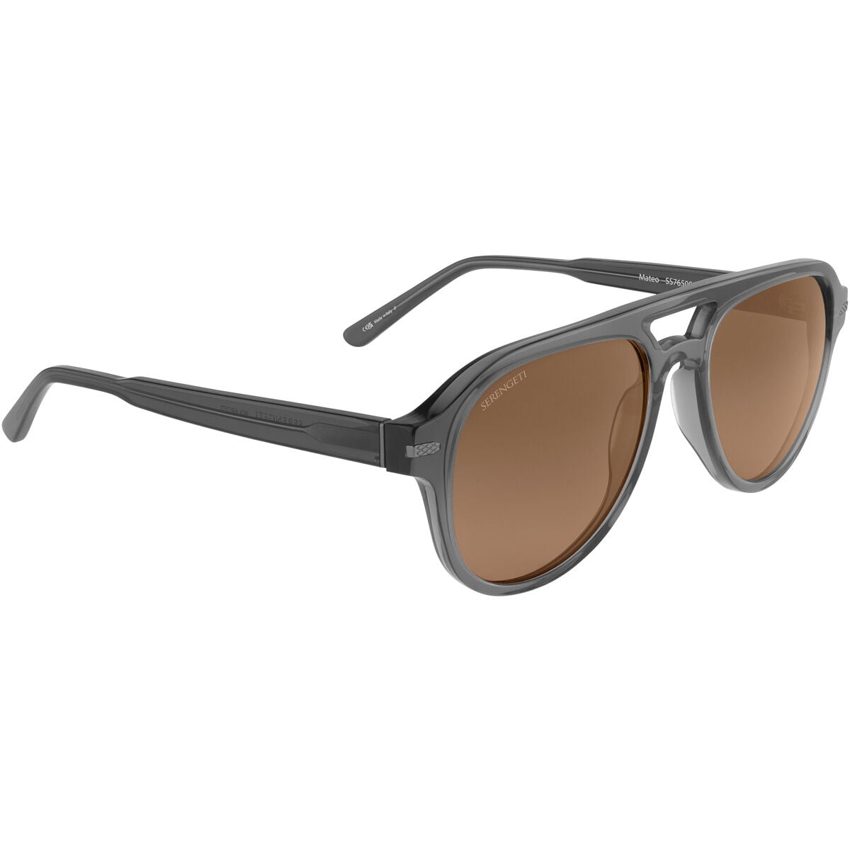 MATEO, Shiny Translucent Grey-Mineral Polarized Drivers Cat 2 to 3, hi-res image number null