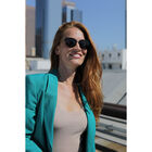 JODIE, Shiny Black Transparent Inside Shiny Light Gold Metal-Mineral Non Polarized Drivers Cat 2 to 3, hi-res image number null