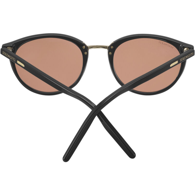 Serengeti Elyna Sunglasses Serengeti Elyna Polarized 8846 Cat Eye Shiny Black  main image 3
