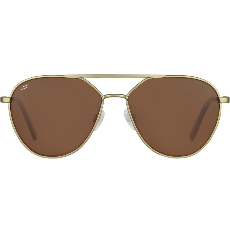 Serengeti Odell Photochromic Polarized Sunglasses Serengeti Odell Polarized SS555001 Pilot Shiny Light Gold  main image 4